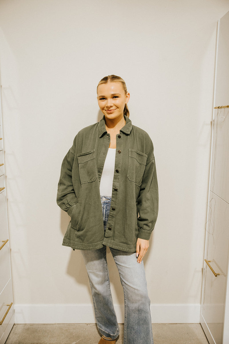 High Rise Patch Pocket-Med Wash