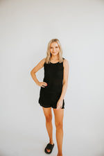 Two Piece Cover up-Black