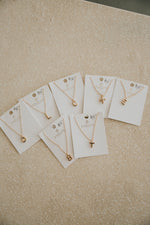 Personalized Bubble Initial Necklace-Gold