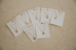 Personalized Bubble Initial Necklace-Gold