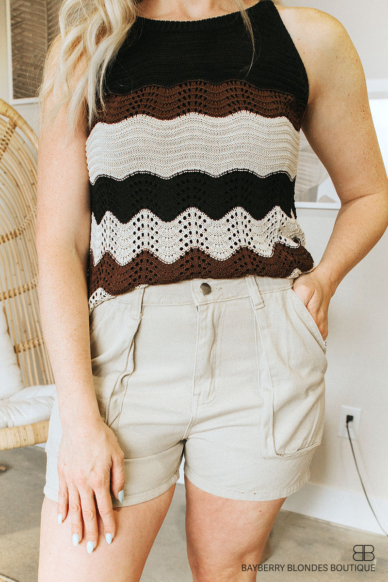 Cargo Short-Khaki