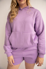 Sweat shorts-Purple