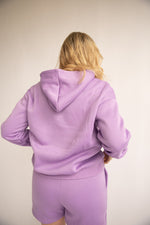 Front pocket Hoodie -Purple