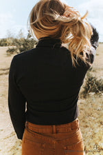 Classic Turtleneck Sweater-Navy